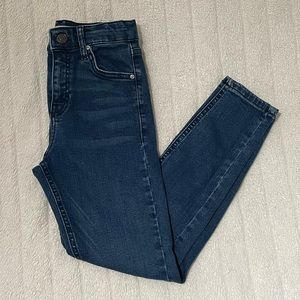 Topshop Petite Moto Jamie High-Rise Jeans Size 24P/00P